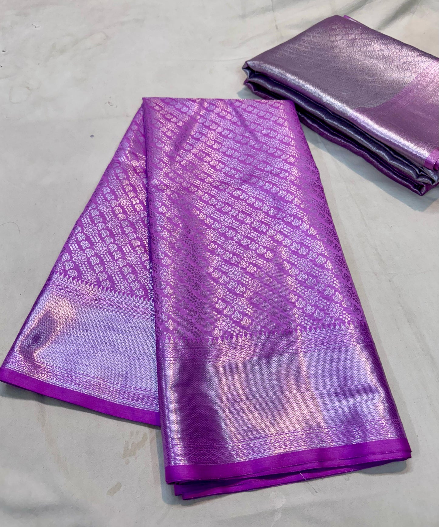 Aishwarya Inspired Pink Banarasi Tissue Silk Saree Alna Apparels