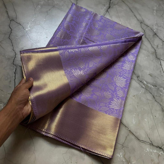 Banarasi Semi Kathan Soft Silk Saree Alna Apparels