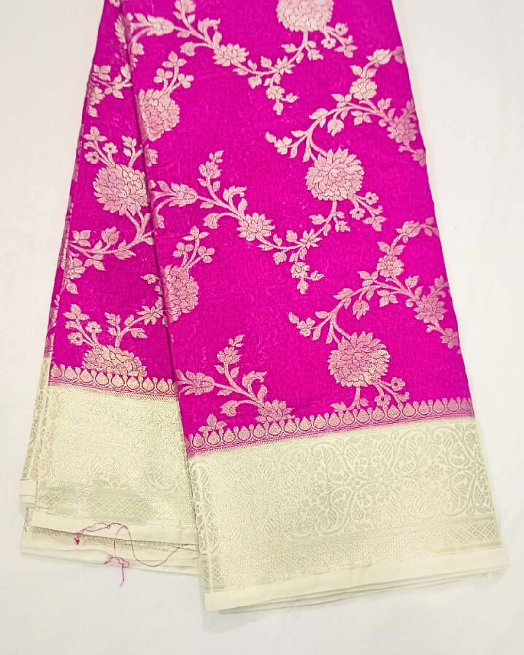 Pink Color  Banarasi Silk Saree Alna Apparels