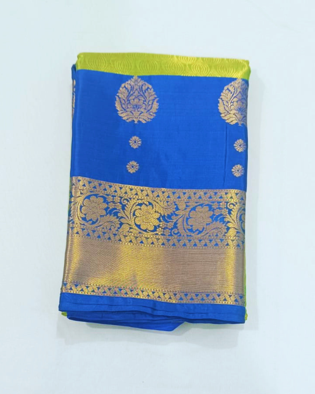 Green Banarasi Zari Tanchui Saree