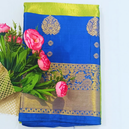 Green Banarasi Zari Tanchui Saree