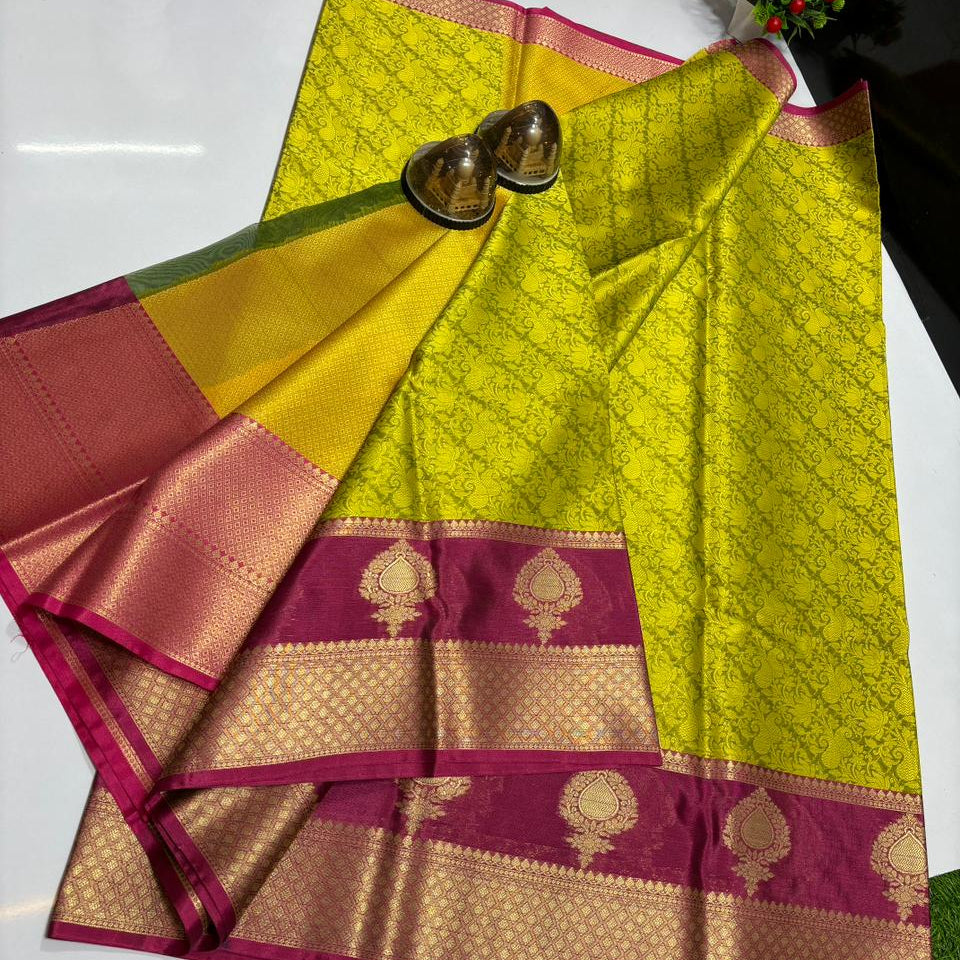 Green Kora Muslin Tanchui Saree