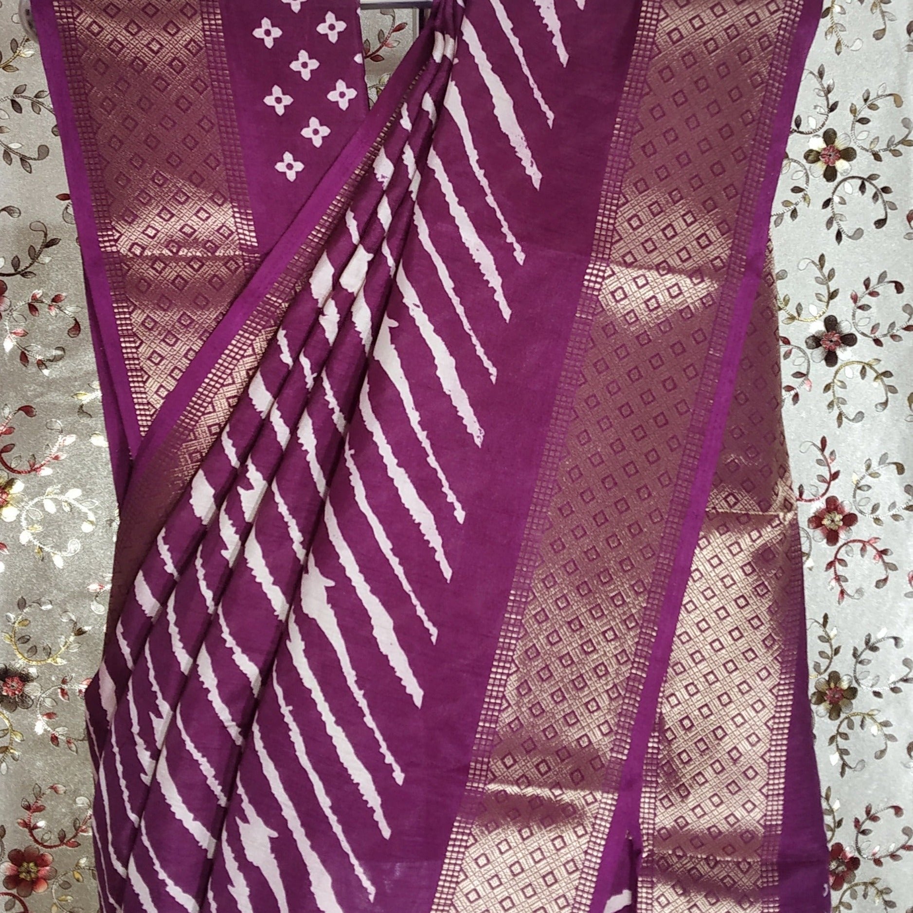 Wine Color Semi Dola Silk Sarees Alna Apparels