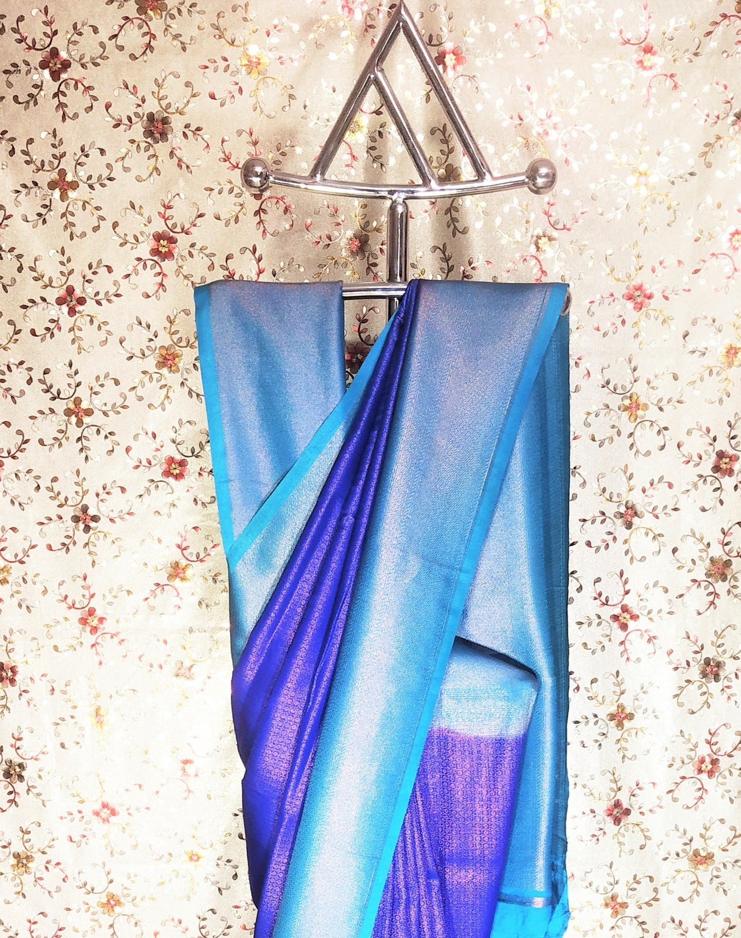Blue Color Kubera Silk Saree Alna Apparels