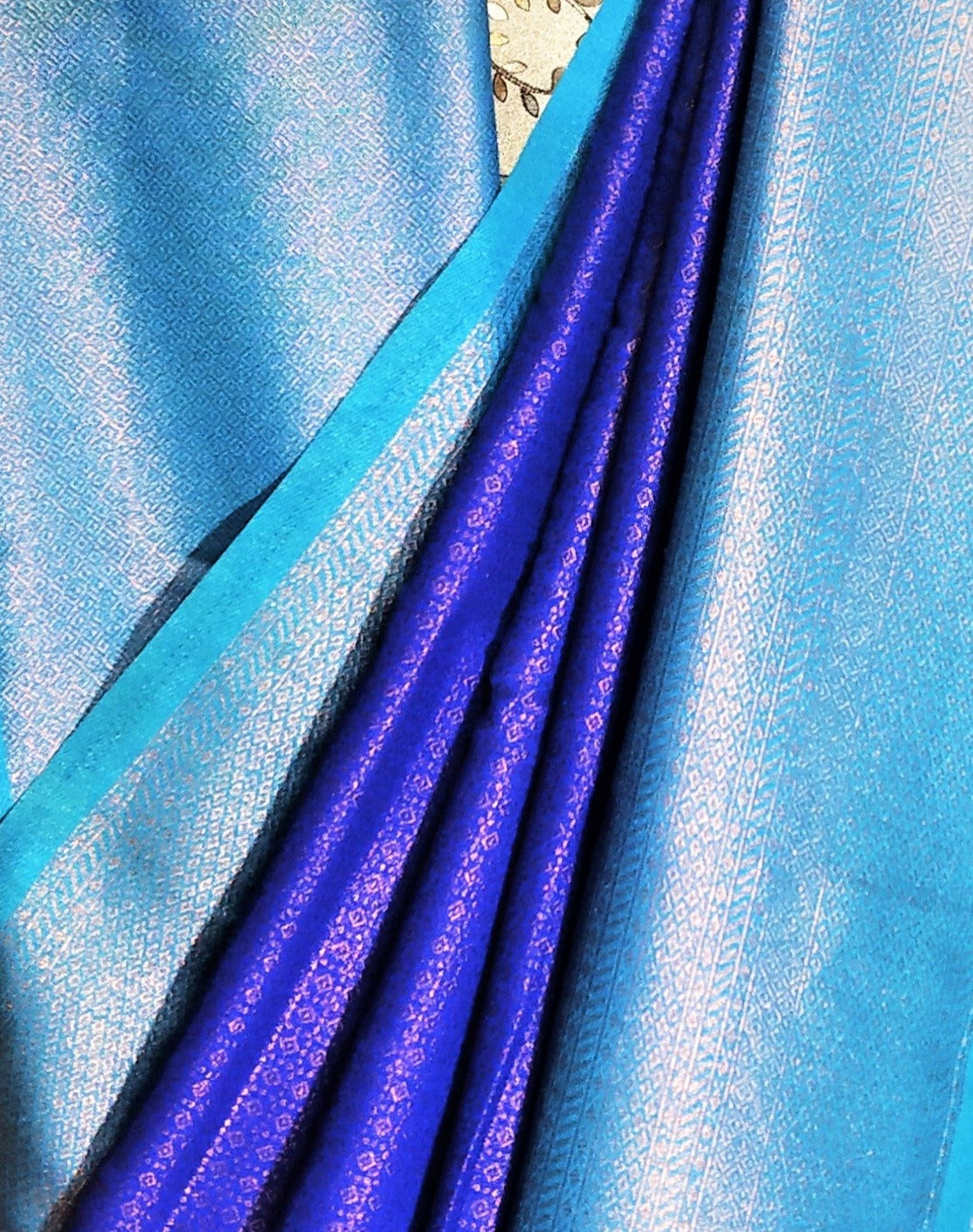 Blue Color Kubera Silk Saree Alna Apparels