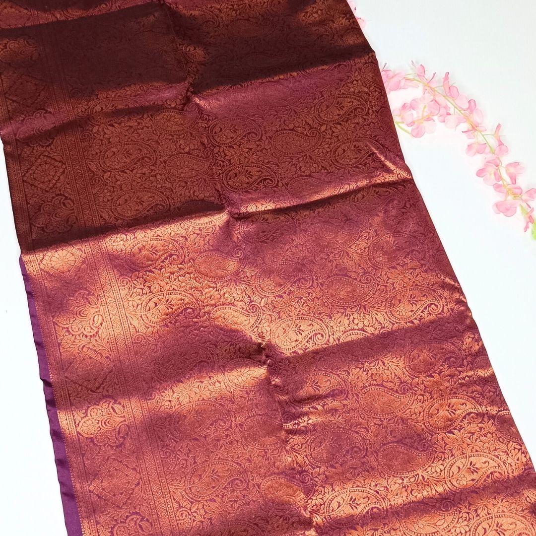 Mustard Color Soft Silk Saree - Alna Apparels
