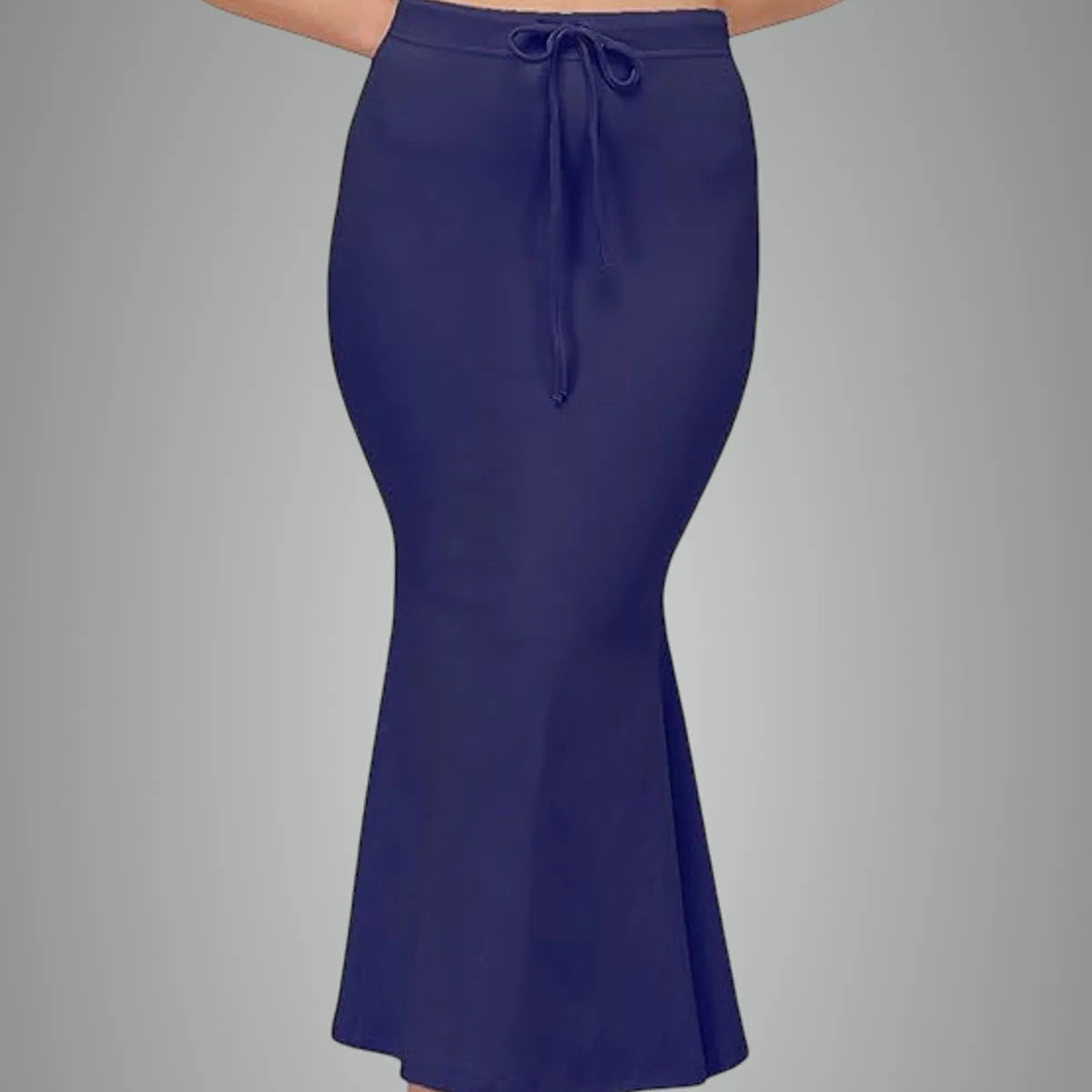 Navy Blue Lycra Everyday Comfort Saree Shapewear For Women Alna Apparels