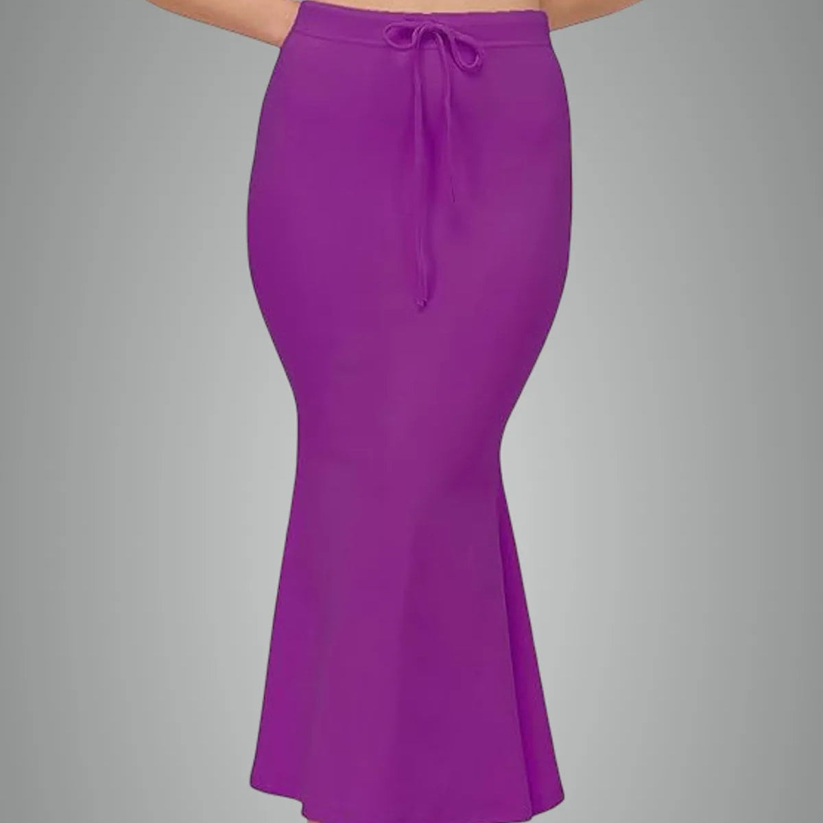 Purple Color Lycra Everyday Comfort Saree Shapewear For Women Alna Apparels
