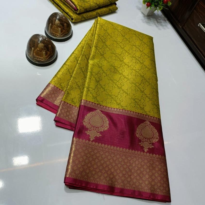 Green Kora Muslin Tanchui Saree Alna Apparels