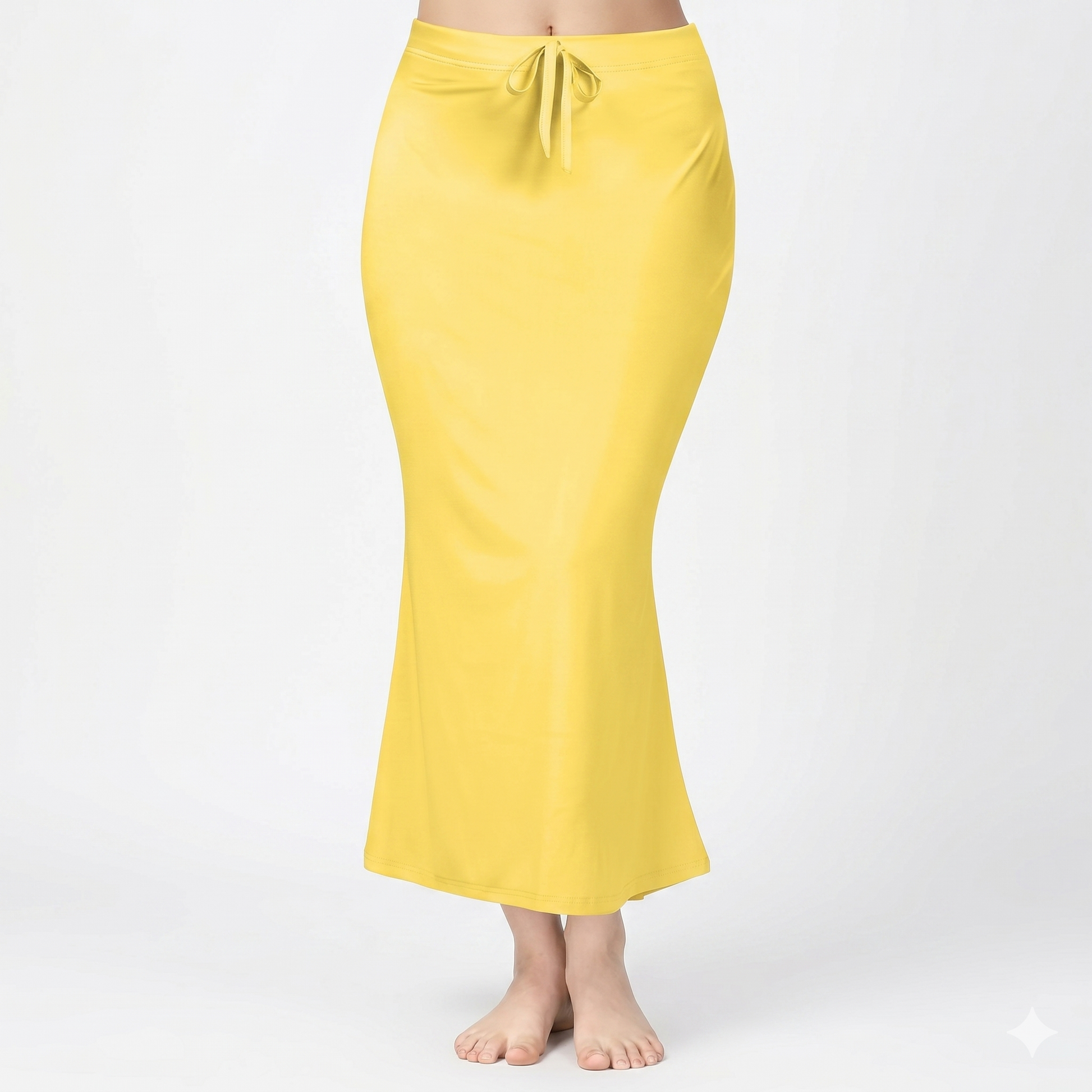 Yellow Color Lycra Everyday Comfort Saree Shapewear For Women Alna Apparels